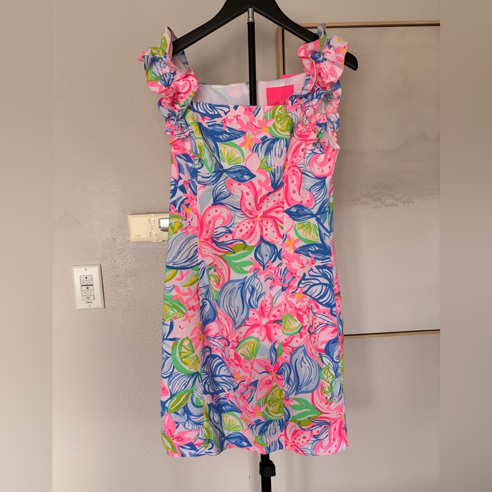 Lilly Pulitzer Pink and Blue Floral Dress